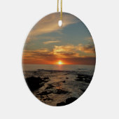 サンディエゴサンセットIIカリフォルニアシースケープ セラミックオーナメント (右)
