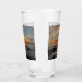 サンディエゴサンセットIIカリフォルニアシースケープ タンブラーグラス (右)