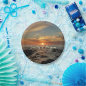 サンディエゴサンセットIIカリフォルニアシースケープ ペーパープレート (パーティー)