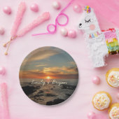 サンディエゴサンセットIIカリフォルニアシースケープ ペーパープレート (パーティー)