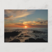 サンディエゴサンセットIIカリフォルニアシースケープ ポストカード (正面)