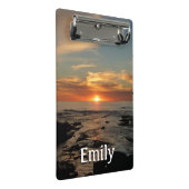 サンディエゴサンセットIIカリフォルニアシースケープ ミニクリップボード (アングル)