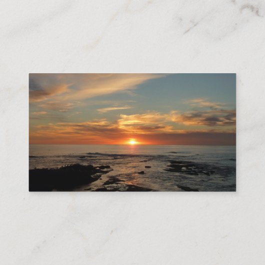 サンディエゴサンセットIIカリフォルニアシースケープ 名刺