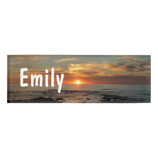 サンディエゴサンセットIIカリフォルニアシースケープ 名札 (正面)