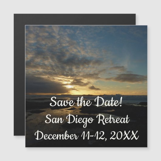 サンディエゴサンセットIIIカリフ素晴らしォルランドスケープ (正面/裏面)