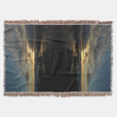 サンディエゴサンセットIIIカリフ素晴らしォルランドスケープ スローブランケット (正面)