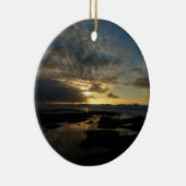 サンディエゴサンセットIIIカリフ素晴らしォルランドスケープ セラミックオーナメント (右)