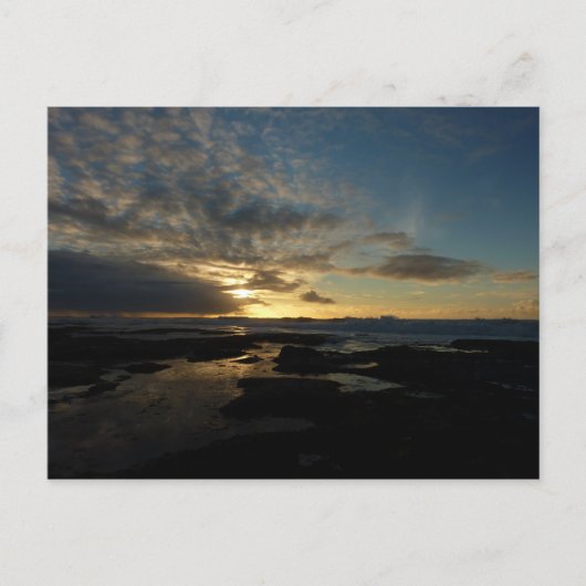サンディエゴサンセットIIIカリフ素晴らしォルランドスケープ ポストカード (正面)