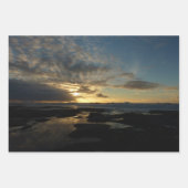 サンディエゴサンセットIIIカリフ素晴らしォルランドスケープ ラッピングペーパーシート (正面)