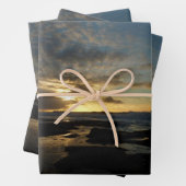 サンディエゴサンセットIIIカリフ素晴らしォルランドスケープ ラッピングペーパーシート (インサイチュ)