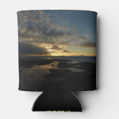 サンディエゴサンセットIIIカリフ素晴らしォルランドスケープ 缶クーラー (裏面)