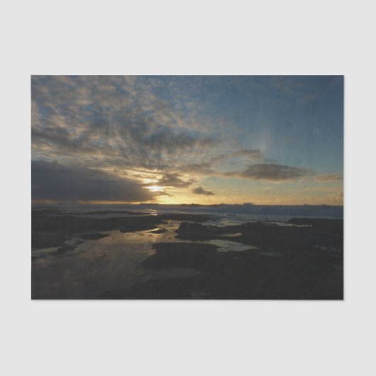 サンディエゴサンセットIIIカリフ素晴らしォルランドスケープ 薄葉紙 (正面)