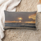 サンディエゴサンセットIVカリフォルニアシースケープ ランバークッション (ブランケット)
