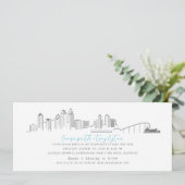サンディエゴシティスカイラインコロナド結婚式招待状 招待状 (スタンド正面)