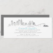 サンディエゴシティスカイラインコロナド結婚式招待状 招待状 (正面/裏面)
