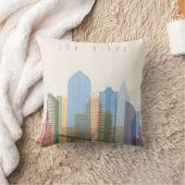 サンディエゴシティスカイライン クッション (ブランケット)