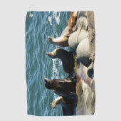 サンディエゴシーライオンズ ゴルフタオル (正面)