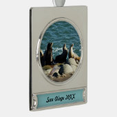 サンディエゴシーライオンズ シルバープレートバナーオーナメント (右)