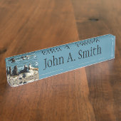 サンディエゴシーライオンズ デスクネームプレート (側面)