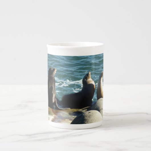 サンディエゴシーライオンズ ボーンチャイナマグカップ (正面)