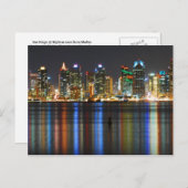 サンディエゴスカイラインアットナイト ポストカード (正面/裏面)