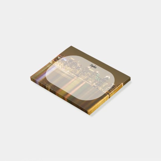 サンディエゴスカイラインカスタムの写真パーソナライズされた ポストイット (アングル)