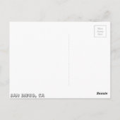 サンディエゴスカイライン ポストカード (裏面)