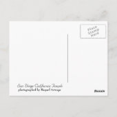 サンディエゴテンプル ポストカード (裏面)