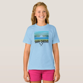 サンディエゴデザイン – ガールズベーシックTシャツ Tシャツ