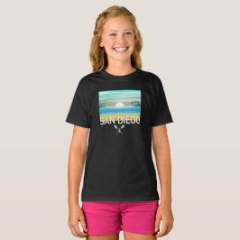 サンディエゴデザイン – ガールズベーシックTシャツ Tシャツ