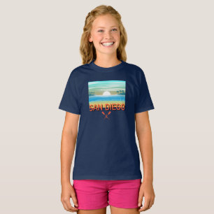 サンディエゴデザイン – ガールズベーシックTシャツ Tシャツ