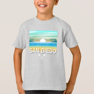 サンディエゴデザイン – キッズベーシックTシャツ Tシャツ