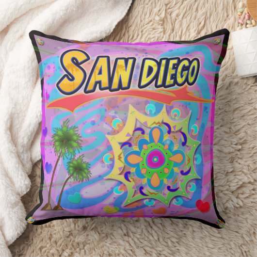 サンディエゴトゥループログレス枕 クッション (ブランケット)