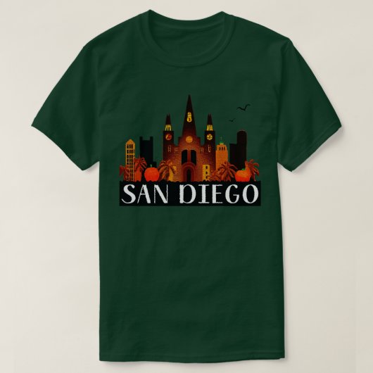 サンディエゴハロウィーン Tシャツ (デザイン正面)