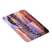 サンディエゴパシフィックビーチウィンダンシー海サンセット マグネット (右側)