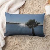 サンディエゴパームツリー装飾用クッション ランバークッション (ブランケット)