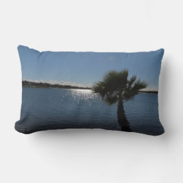 サンディエゴパームツリー装飾用クッション ランバークッション