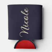 サンディエゴビーチカリフォルニアレトロサンセットサミナリー 缶クーラー (裏面)