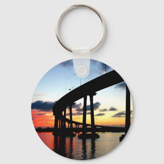 サンディエゴブリッジサンセット キーホルダー (正面)