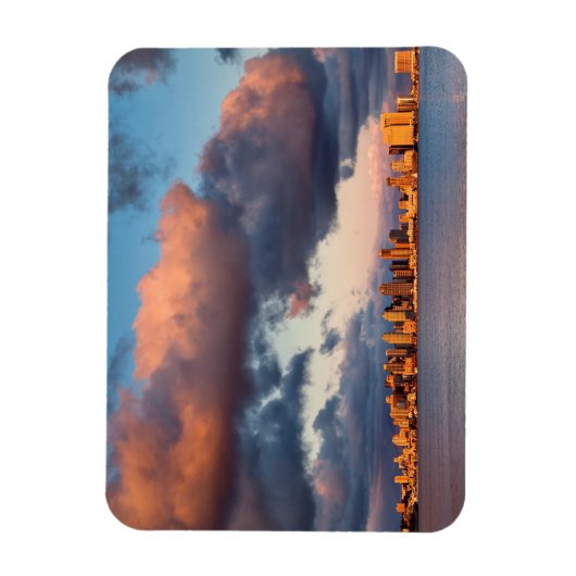 サンディエゴベイシティスカイライン マグネット (縦)