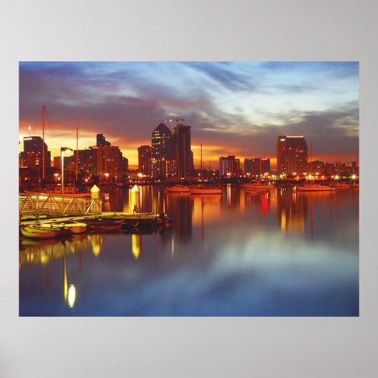 サンディエゴベイ夕べポスターFROM 8.99 ポスター (正面)