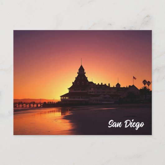 サンディエゴホテルデルコロナドサンセット ポストカード (正面)