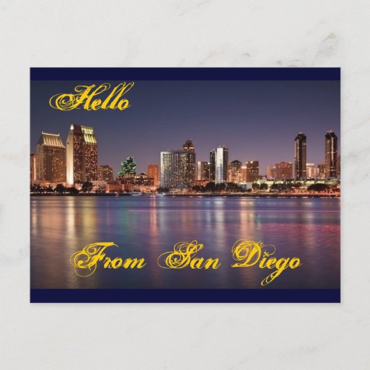サンディエゴポストカードからこんにちは ポストカード (正面)