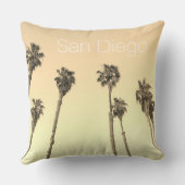 サンディエゴモダントールパームツリーズブルースカイお土産 クッション (裏面)