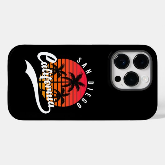 サンディエゴレトロケースメイトiPhone 14 Proケース Case-Mate iPhoneケース (裏面 (横))