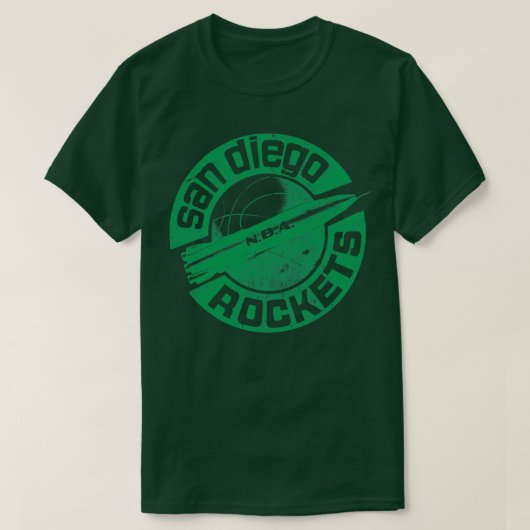 サンディエゴロケットスアレーヴィンテージスタイル Tシャツ (デザイン正面)