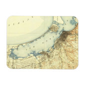 サンディエゴヴィンテージの地図 マグネット (横)