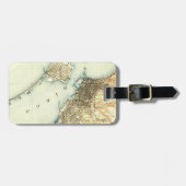 サンディエゴヴィンテージの地図 ラゲッジタグ (正面横)