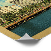 サンディエゴヴィンテージ旅行ポスター ポスター (角)