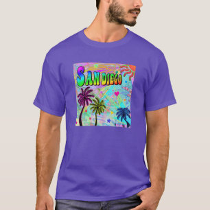 サンディエゴヴィヴィヴィッドロマンスTシャツ Tシャツ